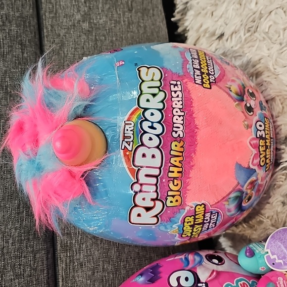 Rainbocorns Big Hair Surprise Unicorn And Eggzania Surprise Mania Lion  Bundle - Picture 4 of 9